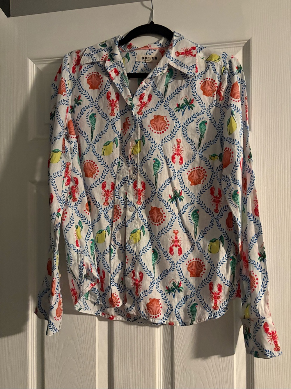 LIKE NEW Boden linen blouse